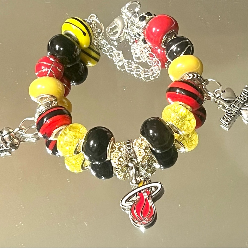 Miami Heat charm bracelet.